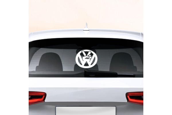 Наклейка на авто - для заднего стекла «Volkswagen»